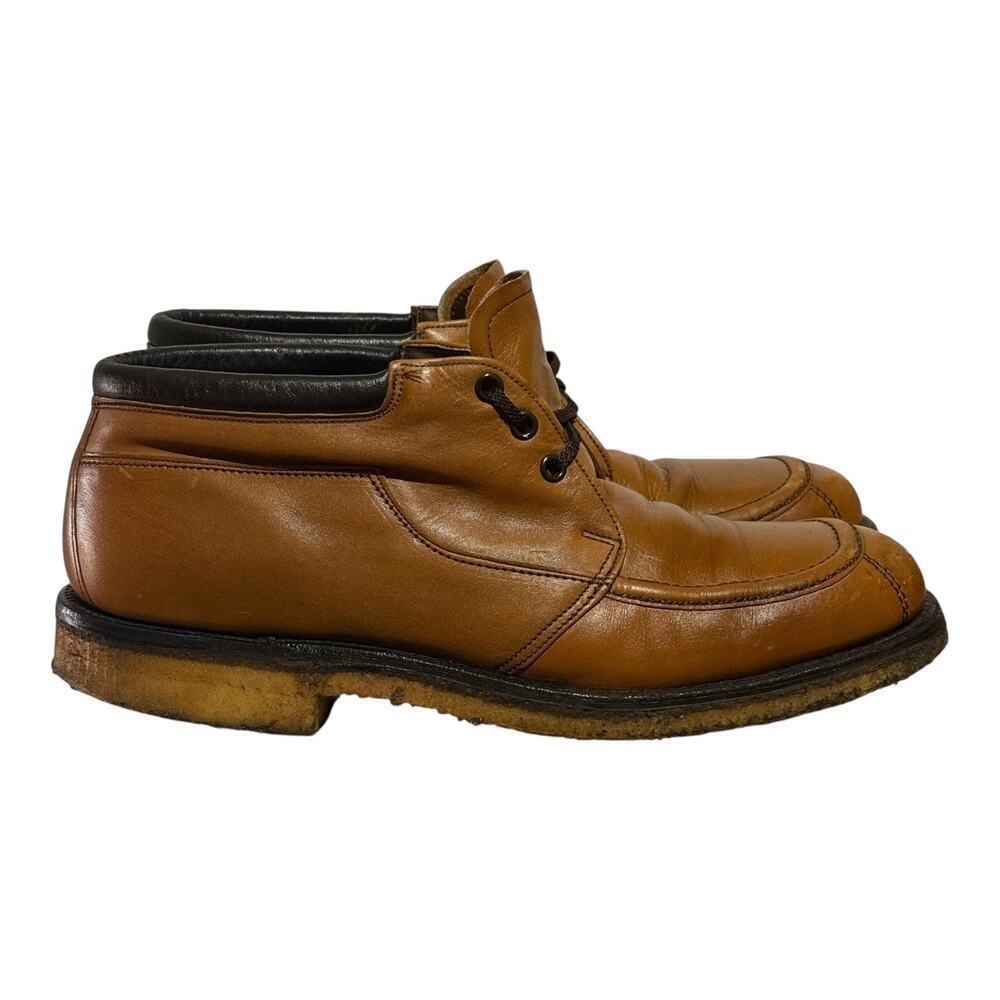 Wright Arch Preserver Breather Chukka Boots Men's 11C USA Made Leather Moc Toe